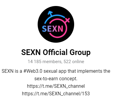 Sexn в телеграмм